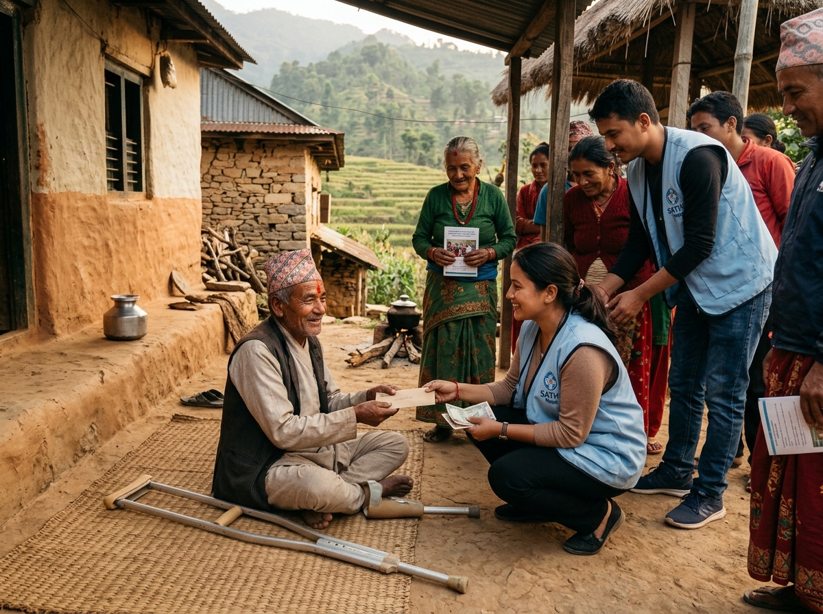 अपाङ्गता भएका मानिसहरूलाई आर्थिक सहयोग